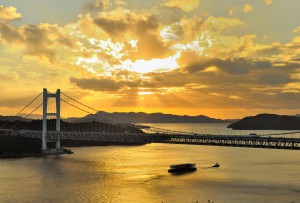 瀬戸大橋 夕景